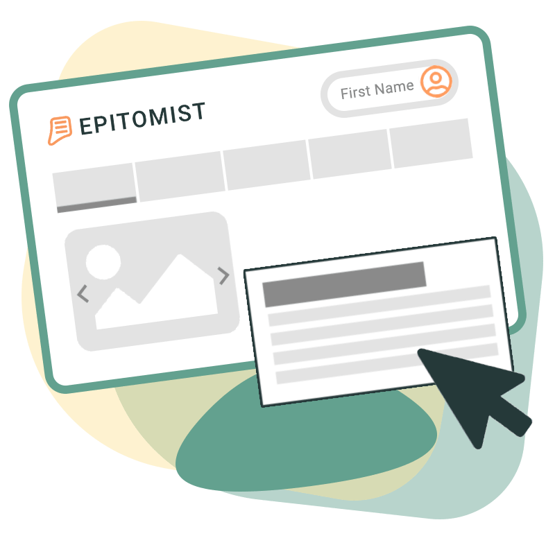 Epitomist - UI Design